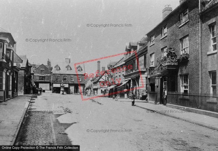 Photo of Market Drayton, High Street 1898