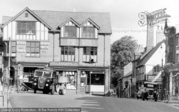 Photo of Market Drayton, High Street c.1955