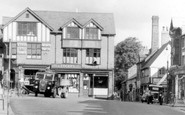 Market Drayton, High Street c1955