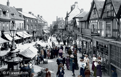 Market Day 1911, Market Drayton