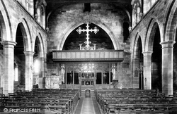 Parish Church, Interior 1899, Market Drayton