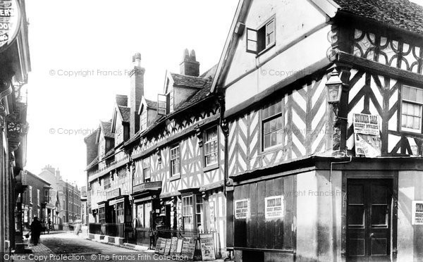 Photo of Market Drayton, Shropshire Street 1899