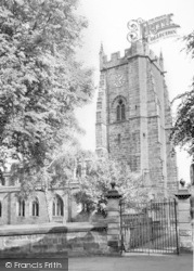 St Mary's Church c.1960, Market Drayton