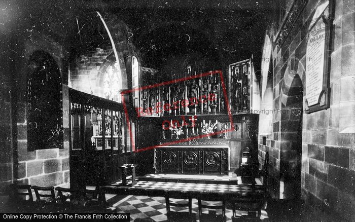 Photo of Market Drayton, St Mary's Church, The War Memorial Chapel 1923