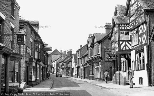 Photo of Market Drayton, Stafford Street c.1955