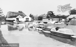 The Basin, Shropshire Union Canal c.1965, Market Drayton