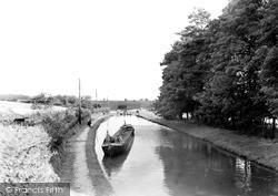 The Canal At Tyrley Locks c.1955, Market Drayton