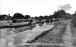 The Moorings, Shropshire Union Canal c.1965, Market Drayton