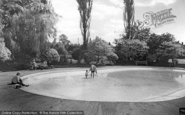 Photo of Market Drayton, The Paddling Pool c.1965