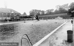 The Swimming Pool c.1965, Market Drayton