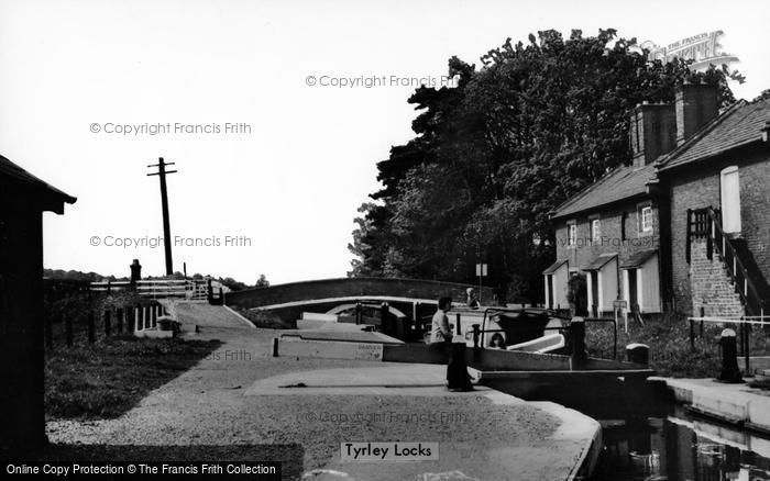 Photo of Market Drayton, Tyrley Locks c.1960