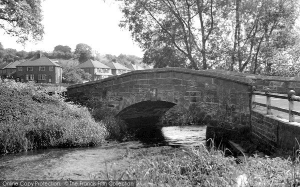 Photo of Market Drayton, Victoria Mill Bridge c.1960