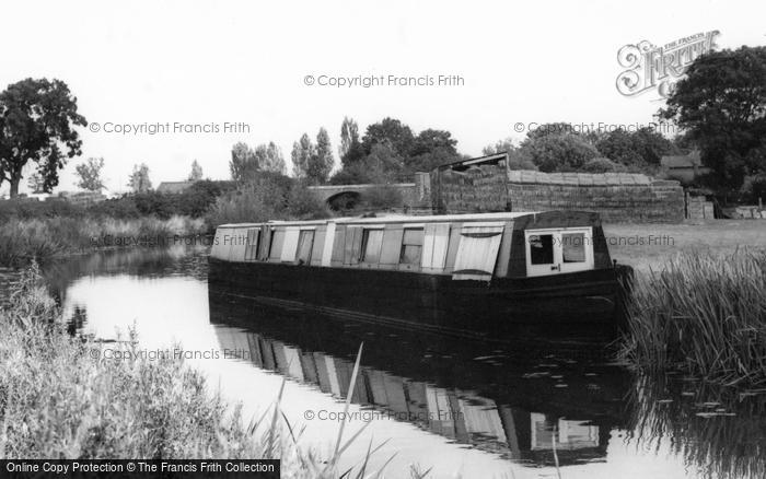 Photo of Market Harborough, A Narrowboat c.1965