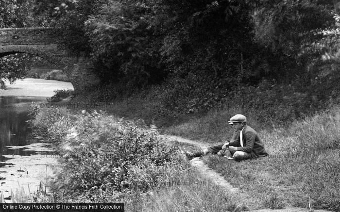 Photo of Market Harborough, Boys By The Canal 1922