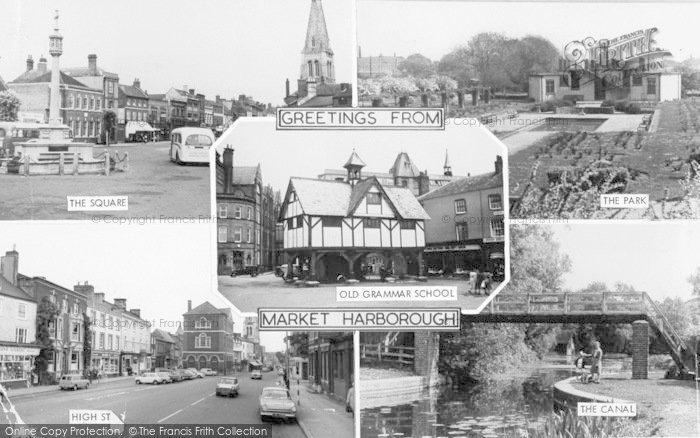 Photo of Market Harborough, Composite c.1965