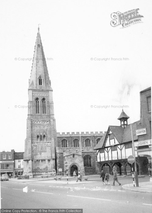 Photo of Market Harborough, Grammar School And Church c.1965