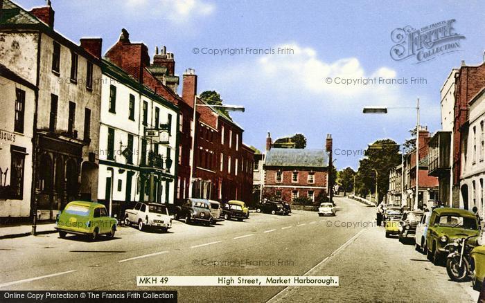 Photo of Market Harborough, High Street c.1960