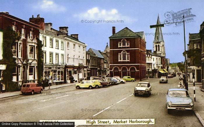 Photo of Market Harborough, High Street c.1965