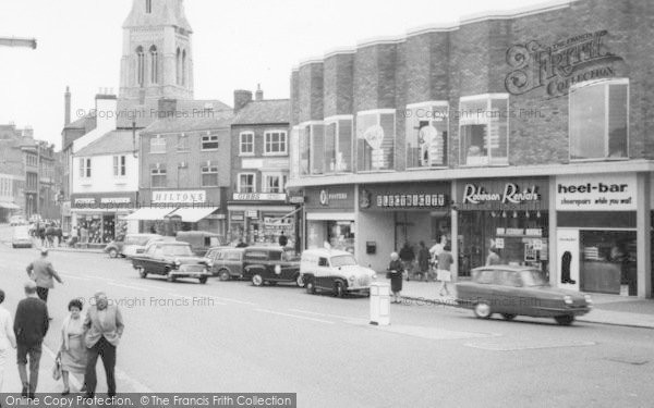 Photo of Market Harborough, High Street Shops c.1965