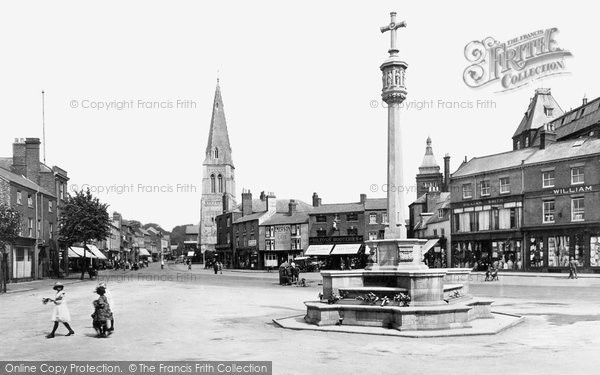 Photo of Market Harborough, Market Place 1922