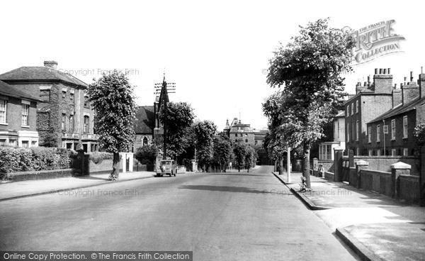 Photo of Market Harborough, Northampton Road c.1955