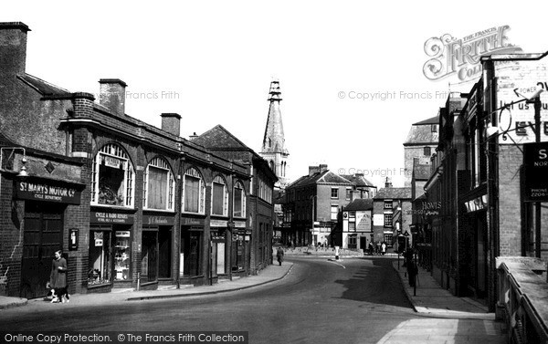Photo of Market Harborough, Northampton Road c.1955