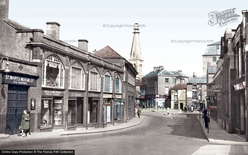 Market Harborough, Northampton Road c1955