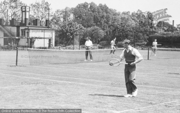 Photo of Market Harborough, Playing Tennis c.1955