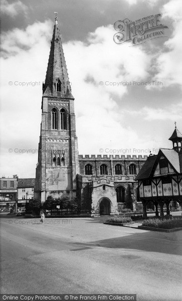 Photo of Market Harborough, St Dionysius Church And Old  Grammar School c.1960