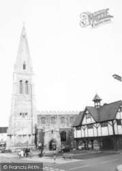 St Dionysius Church And Old Grammar School c.1965, Market Harborough