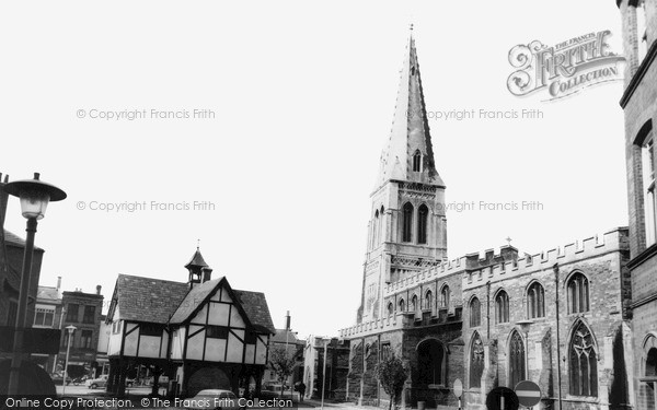 Photo of Market Harborough, St Dionysius Church And Old Grammar School c.1965