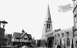 St Dionysius Church And Old Grammar School c.1965, Market Harborough