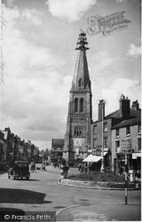 St Dionysius Church c.1955, Market Harborough