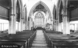 St Dionysius Church Interior c.1965, Market Harborough