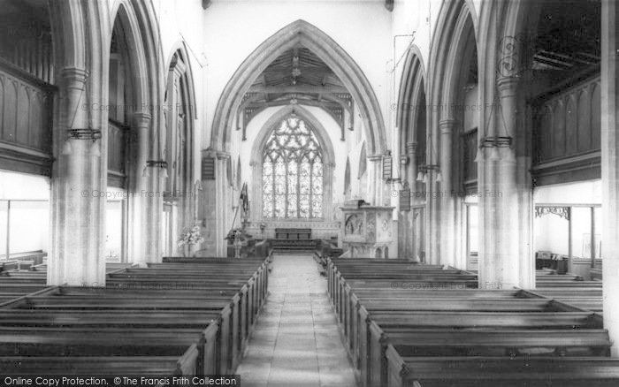 Photo of Market Harborough, St Dionysius Church Interior c.1965