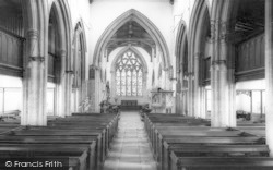 St Dionysius Church Interior c.1965, Market Harborough