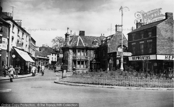 Photo of Market Harborough, The Peacock Inn And St Mary's Road c.1955