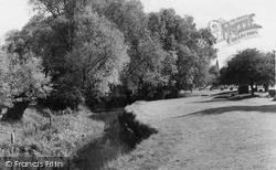 The River, Welland Park c.1960, Market Harborough