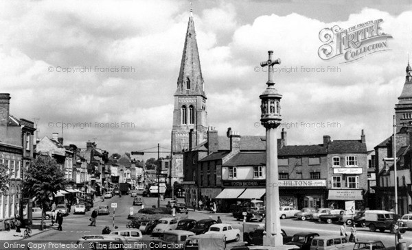 Photo of Market Harborough, The Square And High Street c.1960