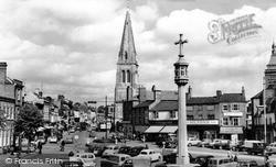 The Square And High Street c.1960, Market Harborough