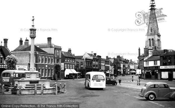 Photo of Market Harborough, The Square c.1955