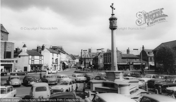 Photo of Market Harborough, Town Square c.1965