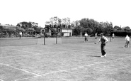 Welland Park From Tennis Courts c.1955, Market Harborough