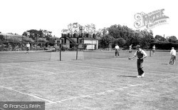 Welland Park From Tennis Courts c.1955, Market Harborough