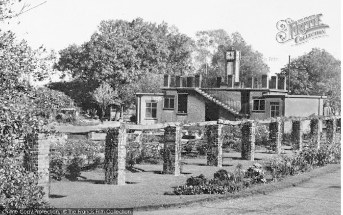 Photo of Market Harborough, Welland Park, Rose Garden And Pavilion c.1960