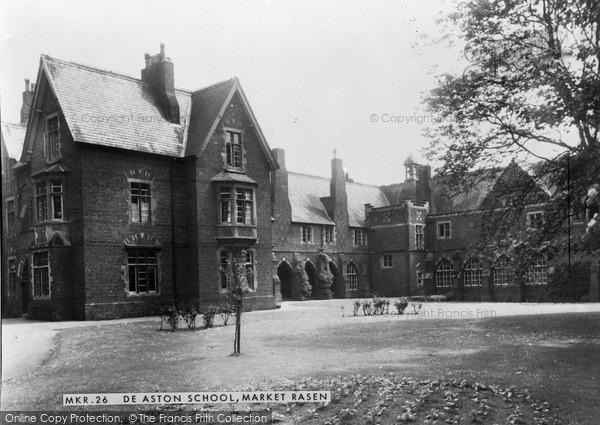 Photo of Market Rasen, De Aston School c.1955