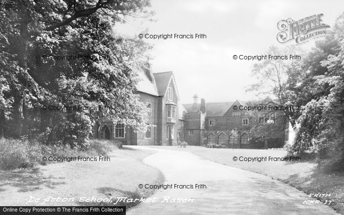 Photo of Market Rasen, De Aston School c.1955