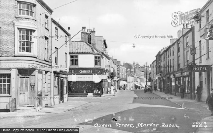Photo of Market Rasen, Queen Street c.1955