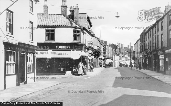 Photo of Market Rasen, Queen Street c.1955