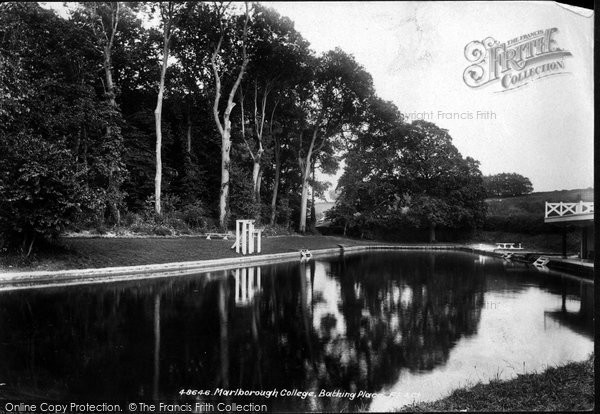Photo of Marlborough, College Bathing Place 1902
